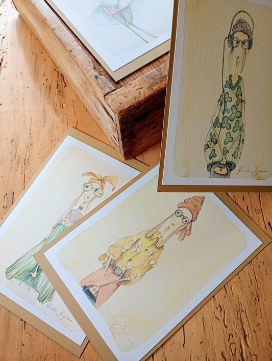 13 Modella con vestito verde